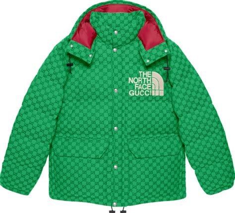 north face x gucci green jacket|gucci x north face boots.